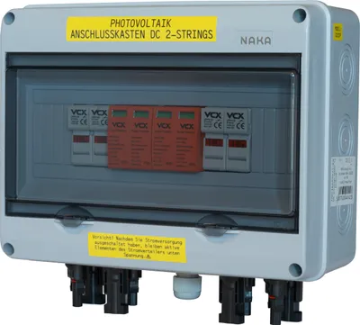 Produktbild von PV ANSCHLUSSKASTEN  DC 2-Strings 1000V T2 DC2S2P