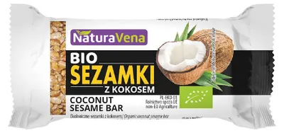 SEZAMKI Z KOKOSEM BIO 27 g - NATURAVENA