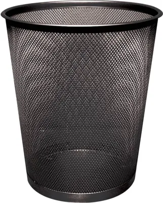 Obrázok produktu pre Q-Connect® KF00871 Kovový drôtený odpadkový kôš 19 litrov - čierny