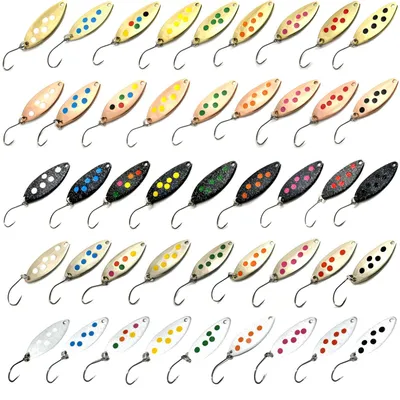 Produktbild von Troutwerk Spoon 2,5g 3,3cm - Forellenblinker, Troutwerk Farbe:kupferfarben/mehrfarbige Punkte