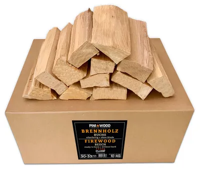 Image de Elzusha - Bois de hêtre pour barbecue, fumoir et four à pizza, 10 kg