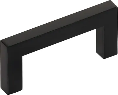Produktbild von Stangengriff E8 BA 64 mm Edelstahl schwarz matt