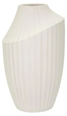 Zdjęcie produktu dla o Ferretti Wazon Eis Ø 22,5x38 cm kremowy