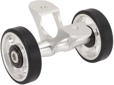 Produktbild von Famanu Fahrradschutzblech Easywheel - Silber, für Brompton Faltfahrräder
