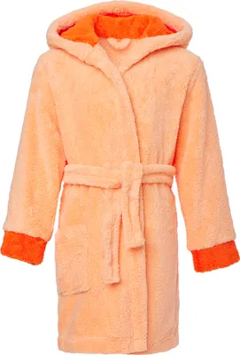Produktbild von Timone Kinder Bademantel mit Kaputze KIDS (Aprikose/Orange (727/678), 110-116)