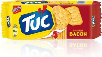 Produktbild von 12x TUC Bacon Salzgebäck Kekse Crackers Salz gesalzen gebäck Schinken 100g