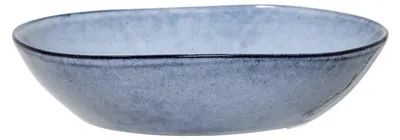 Produktbild von Bloomingville Sandrine, Suppenschüssel, Rund, Steingut, Blau, 22 cm, 50 mm
