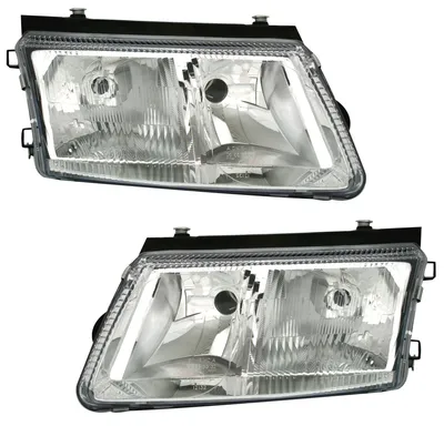 Produktbild von Scheinwerfer Set für VW Passat 3B 8/96-11/00 H4 H7 NSW Halogen Streuscheibe