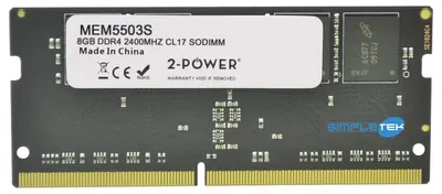 Productafbeelding van DDR4 8GB 2400MHz SODIMM module, geheugen (RAM) voor notebooks, mini-pc's en All-in-One computers