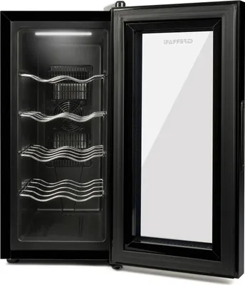 Obrázek produktu pro G3 Ferrari RISERVETTA 10, Termoelektrická chladnička na víno, Stojací, 10 lahev/lahve, E, Vnitřní osvětlení, Černá