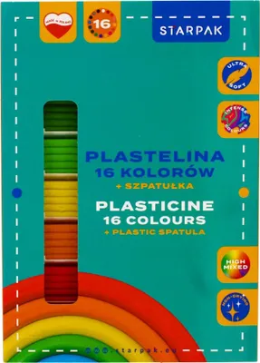 Immagine prodotto di Scuola di modellazione 16 colori ondulati con spatola, colori intensi