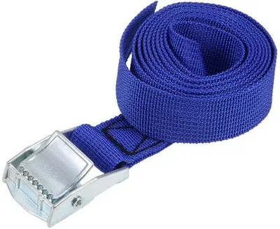 Obrázek produktu pro Balíkový přepravní popruh 1,5 m x 25 mm, nosnost 250 kg, polypropylen, modrý