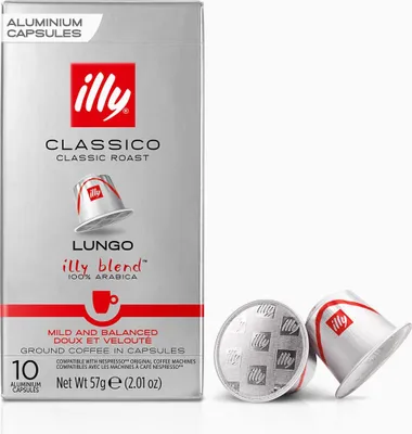 Produktbild von illy Kompatibilní* kapsle espresso Lungo 10ks
