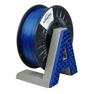 Produktbild von AURAPOL PLA 3D Filament Metallisches Blau 1 kg 1,75 mm