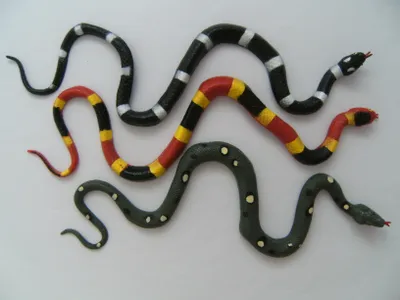 Produktbild von Schlangen, 3erSet, 54 cm, Stretchschlange Schlangen Stretchschlangen  Reptilien Stretch Tiere