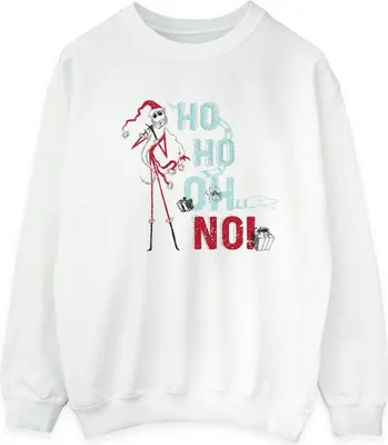 Produktbild von Disney - "The Nightmare Before Christmas Ho Ho No" Sweatshirt für Herren BI42797 (XL) (Weiß)