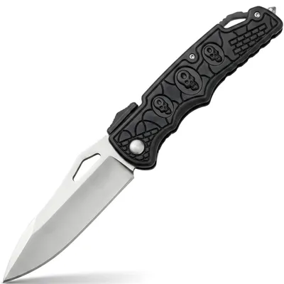 Zdjęcie produktu dla Outdoorowy składany nóż CO-40395 - Czarny | Idealny do turystyki i biwakowania KP40395
