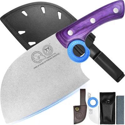 Immagine prodotto di Coltello da Macellaio Chef Tasak Coltello da Cucina Professionale Robusto per Carne Resistente