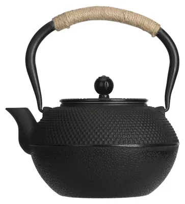 Produktbild von Gusseiserne Teekanne mit Infuser und Hobnail-Design 900ml