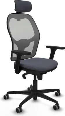Obrázok produktu pre Kancelárske kreslo s opierkou hlavy Piqueras y Crespo 3D036G2 Tmavo sivé
