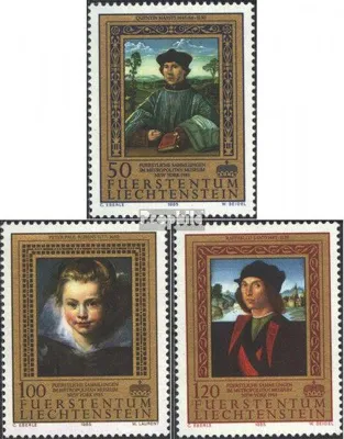 Produktbild von Briefmarken Liechtenstein 1985 Mi 881-883 (kompl.Ausg.) gestempelt Gemälde