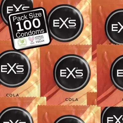 Immagine prodotto di Preservativi al gusto di cola 54mm x100