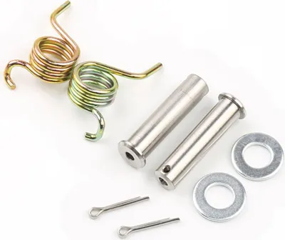Zdjęcie produktu dla Dźwignia podnóżka do motocykla DR Kawasaki KX 65, modele 00-20/80/85/100, lata produkcji 98-20, kolor złoty, zestaw śrub, uniwersalny rozmiar