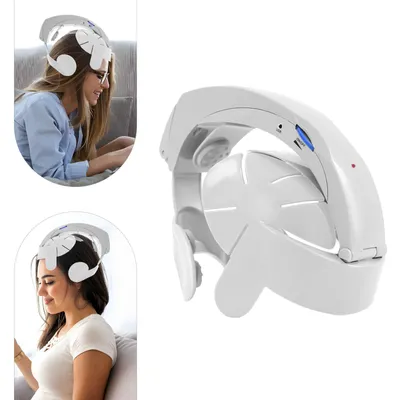 Produktbild von Elektrisches Kopfmassagegerät, Elektrischer Massagehelm, Multi Acupoint Kopfmassagegerät