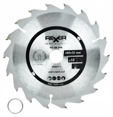 Produktbild von Rexxer REXXER Kreissägeblatt Holz Hartmetall 160mm