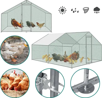 Immagine prodotto di Pollaio Yakimz - 3x6x2m - conigliera recinto ruspante