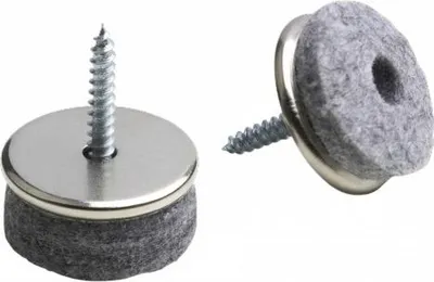 Produktbild von Parkett-Gleiter mit Schraube, Ø 24 mm, 4 Stück