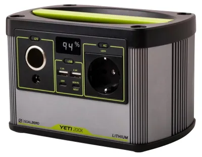 Obrázek produktu pro Goal Zero 22080, DC, Solární, USB, 187 Wh, 200 W, 5 - 230 V, 13-22 V, Černá