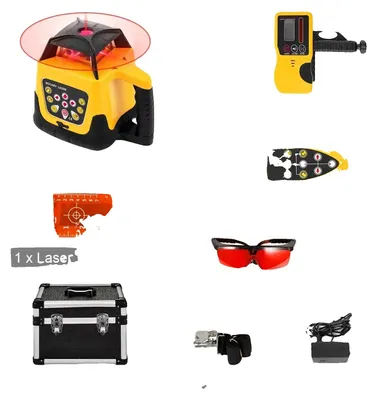 Image de Laser rotatif, balayage à 360 degrés, fonction d'auto-nivellement, faisceau rouge 1