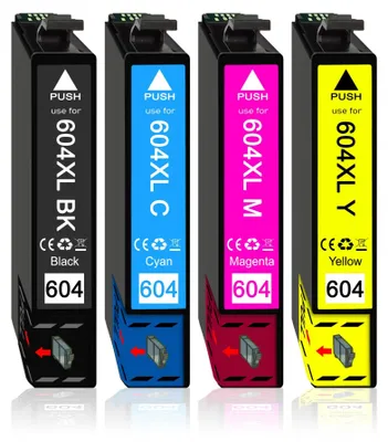 Produktbild von 4x 604XL für Epson 604 Druckerpatronen Expression Home XP-2200 XP-2205 XP-3200 XP-3205 XP-4200 XP-4205 WorkForce WF-2910 WF-2930 WF-2935 WF-2950