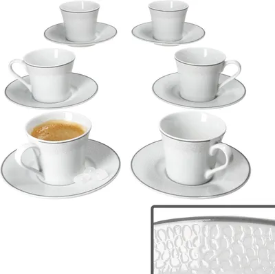 Produktbild von Filiżanka do espresso Ritzenhoff Venezia ze spodkiem dla 6 osób