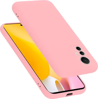 Produktbild von Cadorabo Schutzhülle für Xiaomi 12 LITE Hülle in Rosa Handyhülle Case Cover TPU Etui