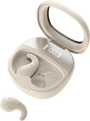 Produktbild von Mini Wireless Kopfhörer in Ear unsichtbar klein Kopfhörer kabellos Bluetooth schnurlos Ohrhörer Noise Cancelling Kopfhörer zum Schlafen Sleepbuds