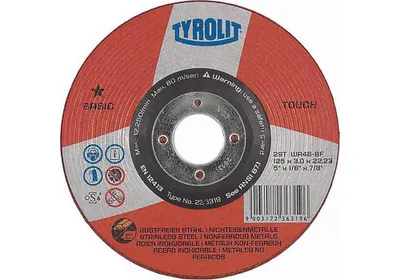Image de TYROLIT Disque abrasif Basic* Touch WA46R-BF 125 x 3 mm 2in1 Forme 29T