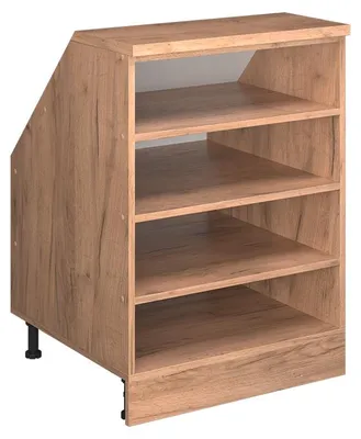 Image de Meuble sous pente Vicco Rion Chêne de force doré 60x81.8cm 4 compartiments, 60 cm de profondeur, Model 60128