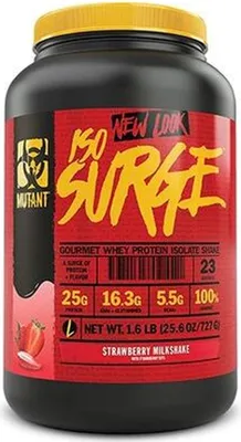 Produktbild von Mutant Iso Surge- 727g Strawberry Milkshake