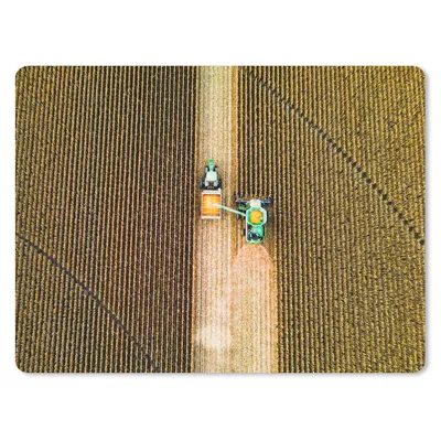 Produktbild von MuchoWow® Mauspad Mousepad Traktor - Feld - Land - Bauernhof - Ernte 23x19 cm - Mousepads - Maus Mat - Pad - Mausunterlage - Schreibtischunterlage - Mauspad