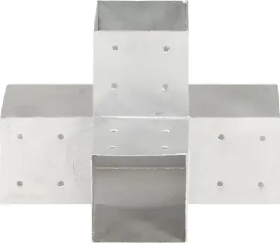 Obrázok produktu pre vidaXL Post Connector X-Form Pozinkovaný kov 101 x 101 mm