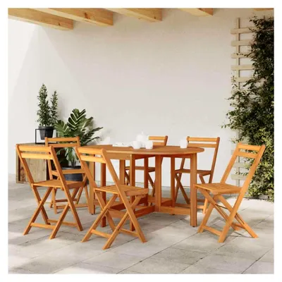 Produktbild von Gartentisch 130x90x72 cm aus massivem Akazienholz
