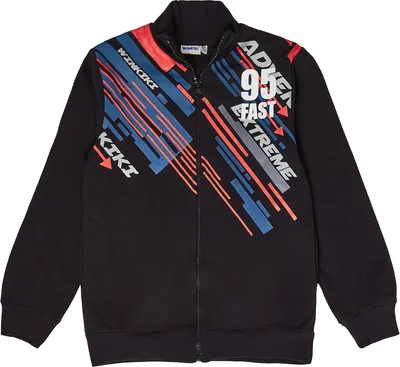Immagine prodotto di Felpa da ragazzo Fast 95 - nera - 134