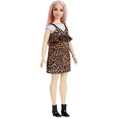 Produktbild von Barbie Fashionistas Puppe im Leoparden Kleid