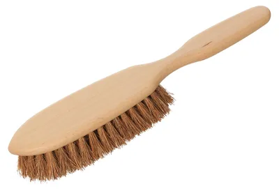 Teppichbürste aus Buchenholz, 28,5 cm, mit Pflanzenfaser