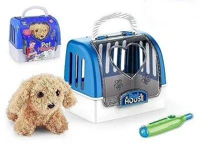 Produktbild von Plüschhund mit Transportbox – ADAR