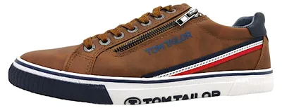 Image de Tom Tailor : Chaussures pour hommes, chaussures à lacets, couleur marron, style décontracté