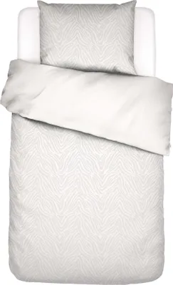 Produktbild von Essenza Satin-Bettwäsche-Garnitur Dolores Farbe White Größe 200x200+2x80x80