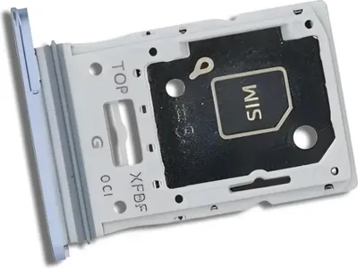 Produktbild von Original SIM-Kartenhalter mit SD-Slot für Samsung Galaxy Tab S10 FE 5G, S10 FE+ 5G (X526, X626) Blau